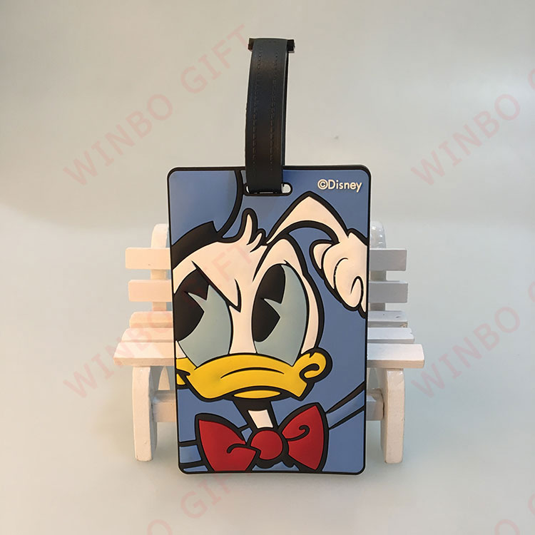 Disney唐老鸭PVC软胶行李牌