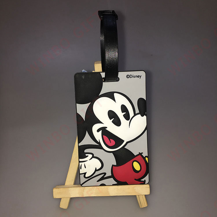 Disney米奇PVC软胶行李牌